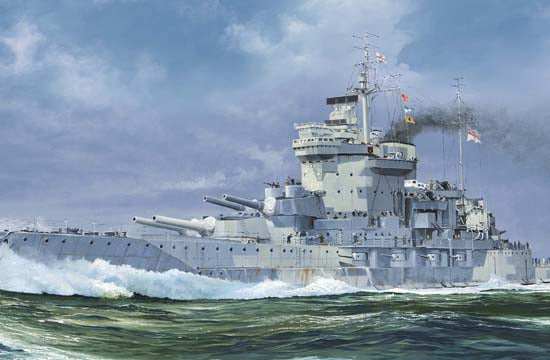 1/700 HMS Warspite 1942 - Hobby Sense