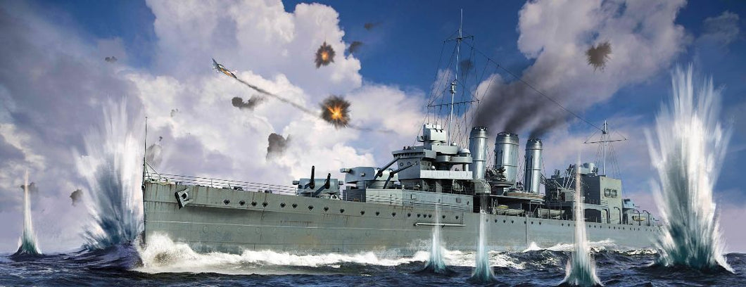 1/700 HMS Cornwall Cruiser - Hobby Sense