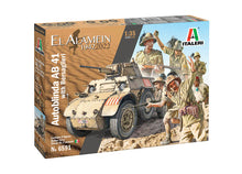 1/35 Autoblinda AB 41 with Bersaglieri El Alamein - Hobby Sense