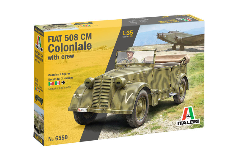 1/35 Fiat 508 CM Coloniale with Crew - Hobby Sense