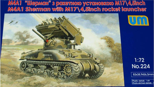 Tank M4А1 with M17/4.5inch rocket launcher - Hobby Sense