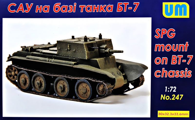 SPG mount on BT-7 chassis - Hobby Sense