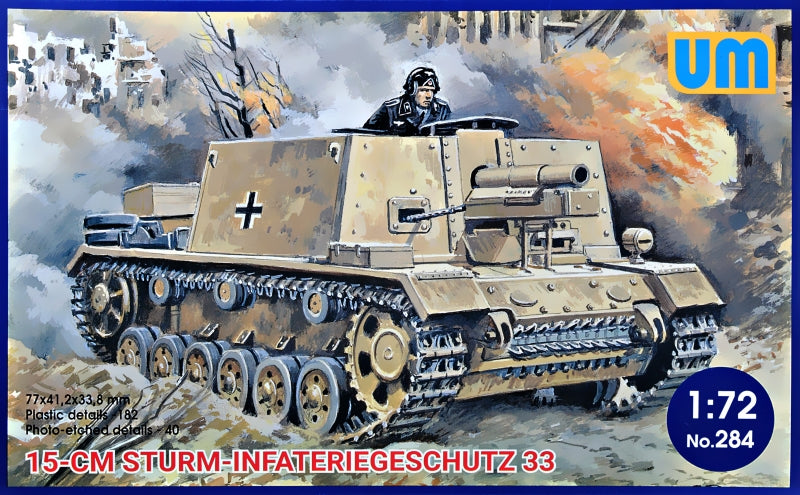 15cm Sturm-Infateriegeschutz 33 - Hobby Sense