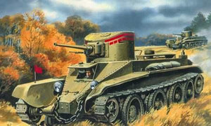 BT-2 Soviet wheel-track tank - Hobby Sense