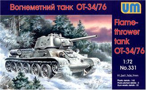 OT-34-76 WWII Soviet flame-thrower tank - Hobby Sense