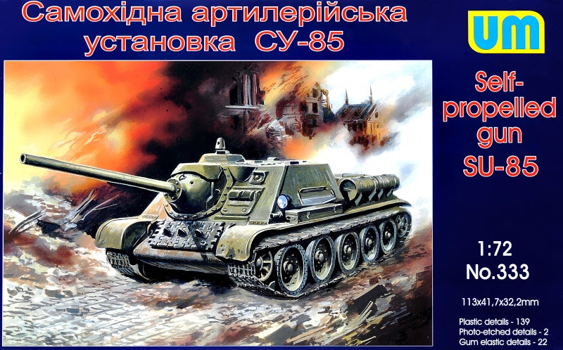 SU-85 WW2 Soviet self-propelled gun - Hobby Sense