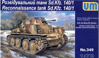 Sd.Kfz.140/1 WWII German reconnaissance tank - Hobby Sense