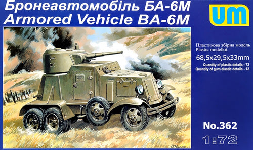 Ba-6M Soviet armored vehicle - Hobby Sense