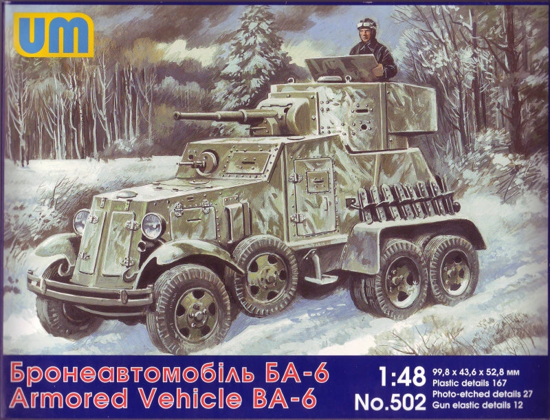 BA-6 Soviet armored vehicle - Hobby Sense