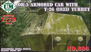 OB-3 armored railway carriage with T-26 turret - Hobby Sense