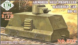 Armored self-propelled railroad car BD-41 - Hobby Sense