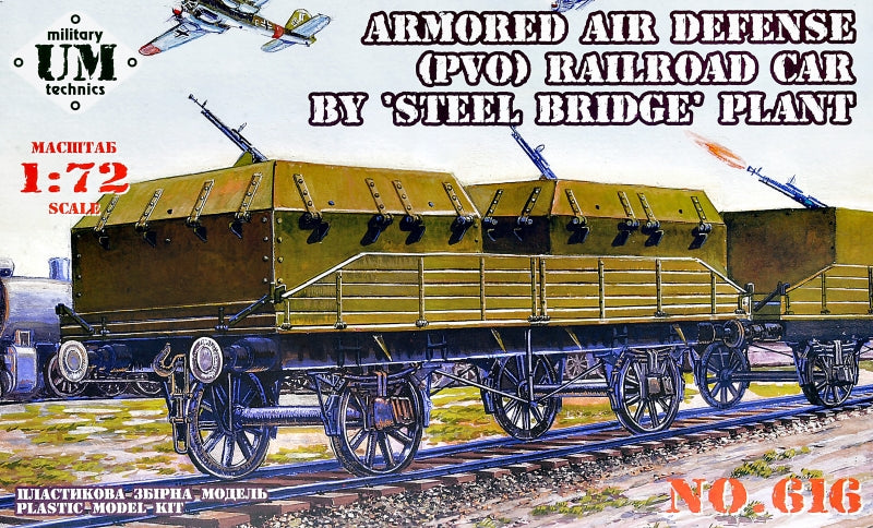 Armored air defense railroad car - Hobby Sense