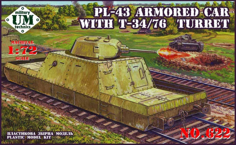 PL-43 armored car with T-34/76 turret - Hobby Sense