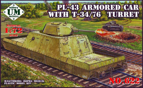 PL-43 armored car with T-34/76 turret - Hobby Sense