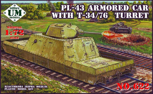 PL-43 armored car with T-34/76 turret - Hobby Sense