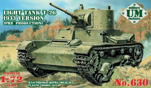 T-26 light tank 1933 version (pre production) - Hobby Sense