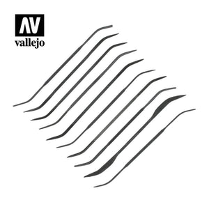 Vallejo Set of 10 Curved Files - Hobby Sense
