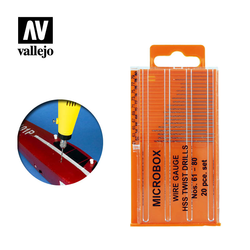 Drill Bit Set (x20), Nº 61-80 - Hobby Sense