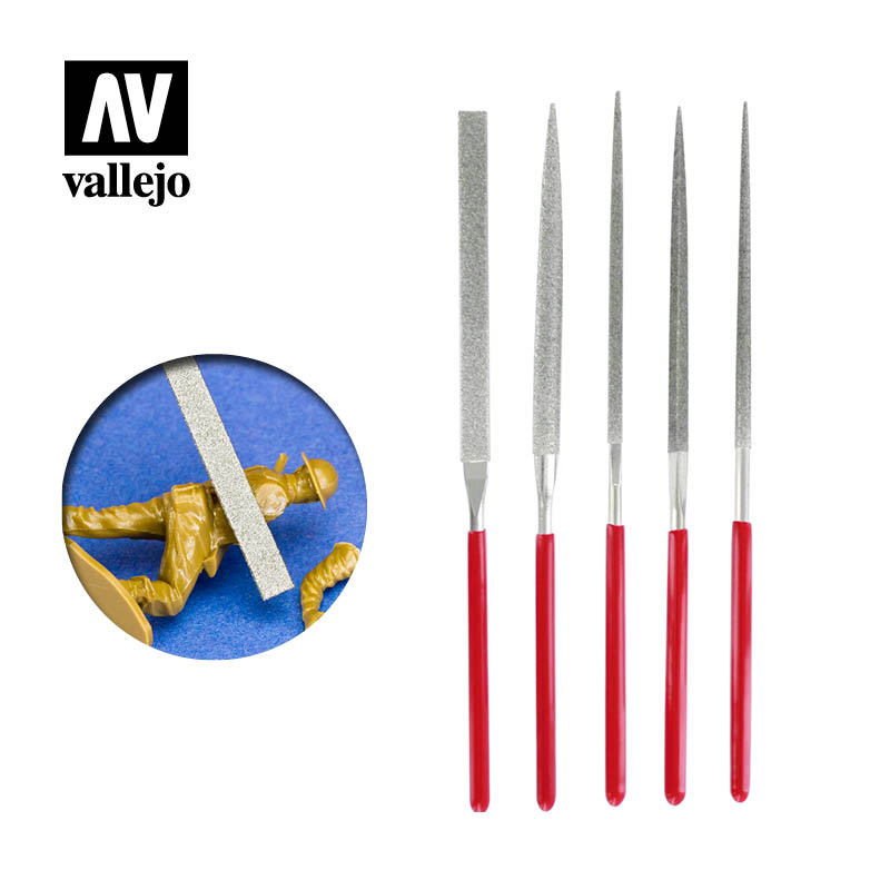 Vallejo Set of 5 Diamond Files - Hobby Sense