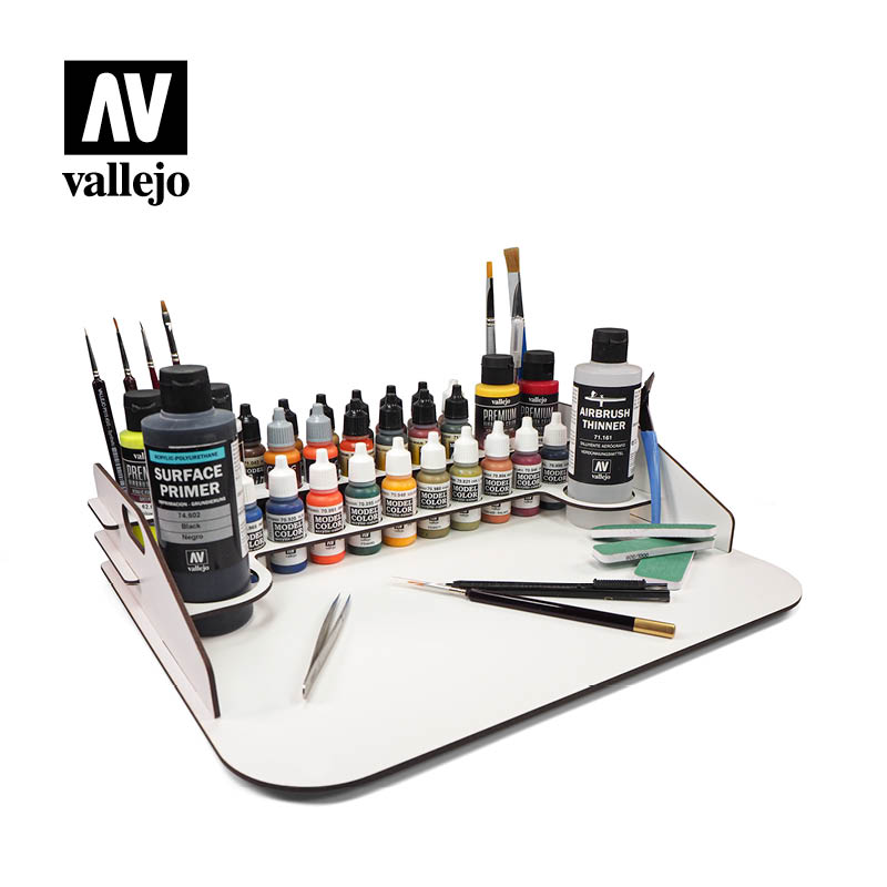 Paint display and work station 40 x 30 cm - Hobby Sense