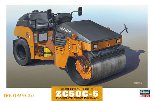 1/35 Hitachi ZC50C5 Vibratory Combined Roller Construction Machinery - Hobby Sense