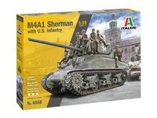 1/35 M4A1 Sherman with U.S. infantry - Hobby Sense