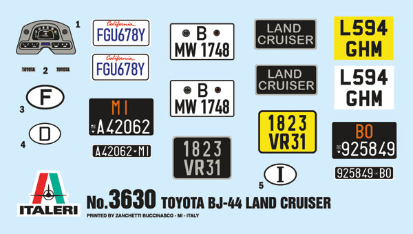 1/24 Toyota BJ44 Land Cruiser - Hobby Sense